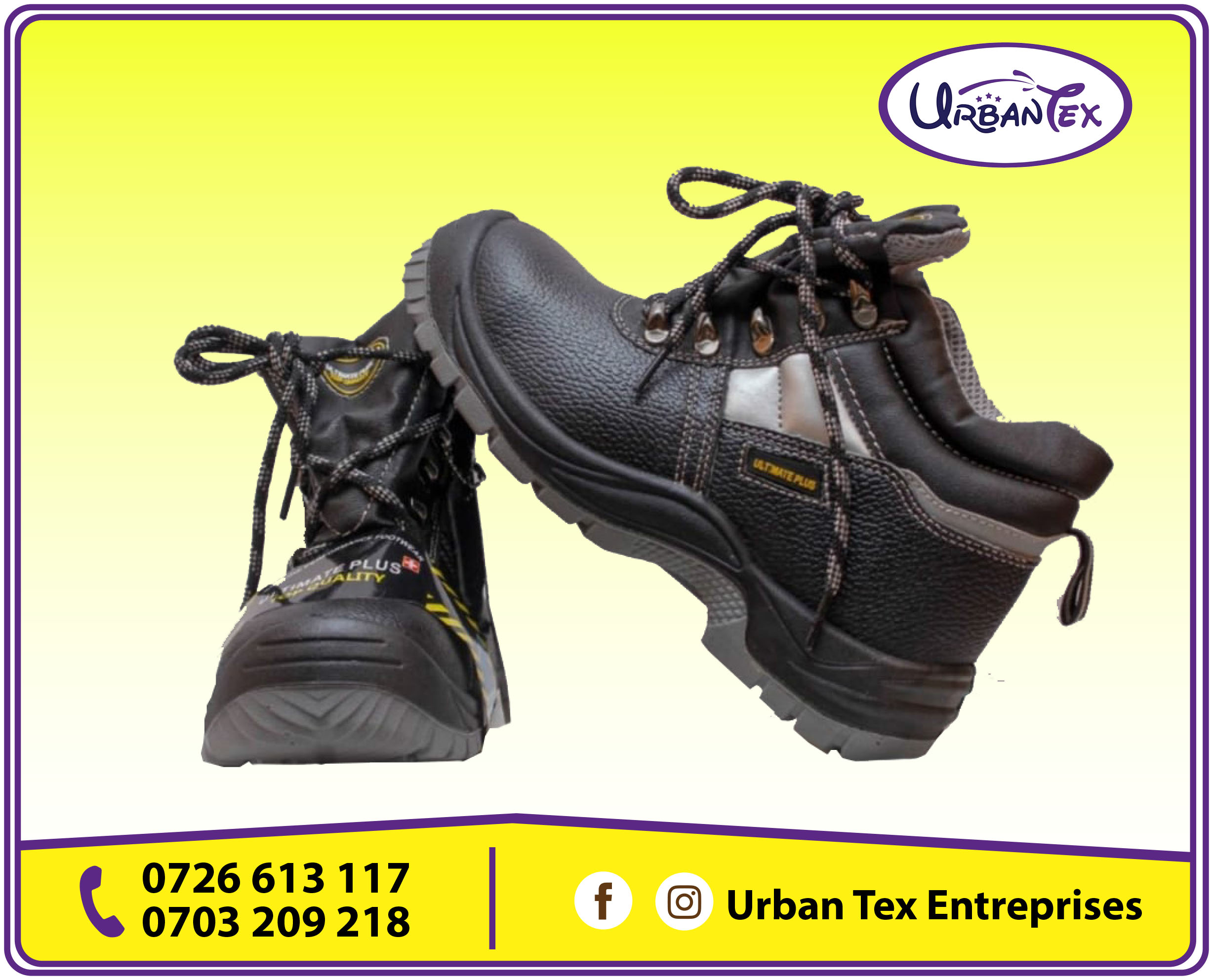 Industrial Safety Boots Price in Nairobi | Urban Tex | 0726613117