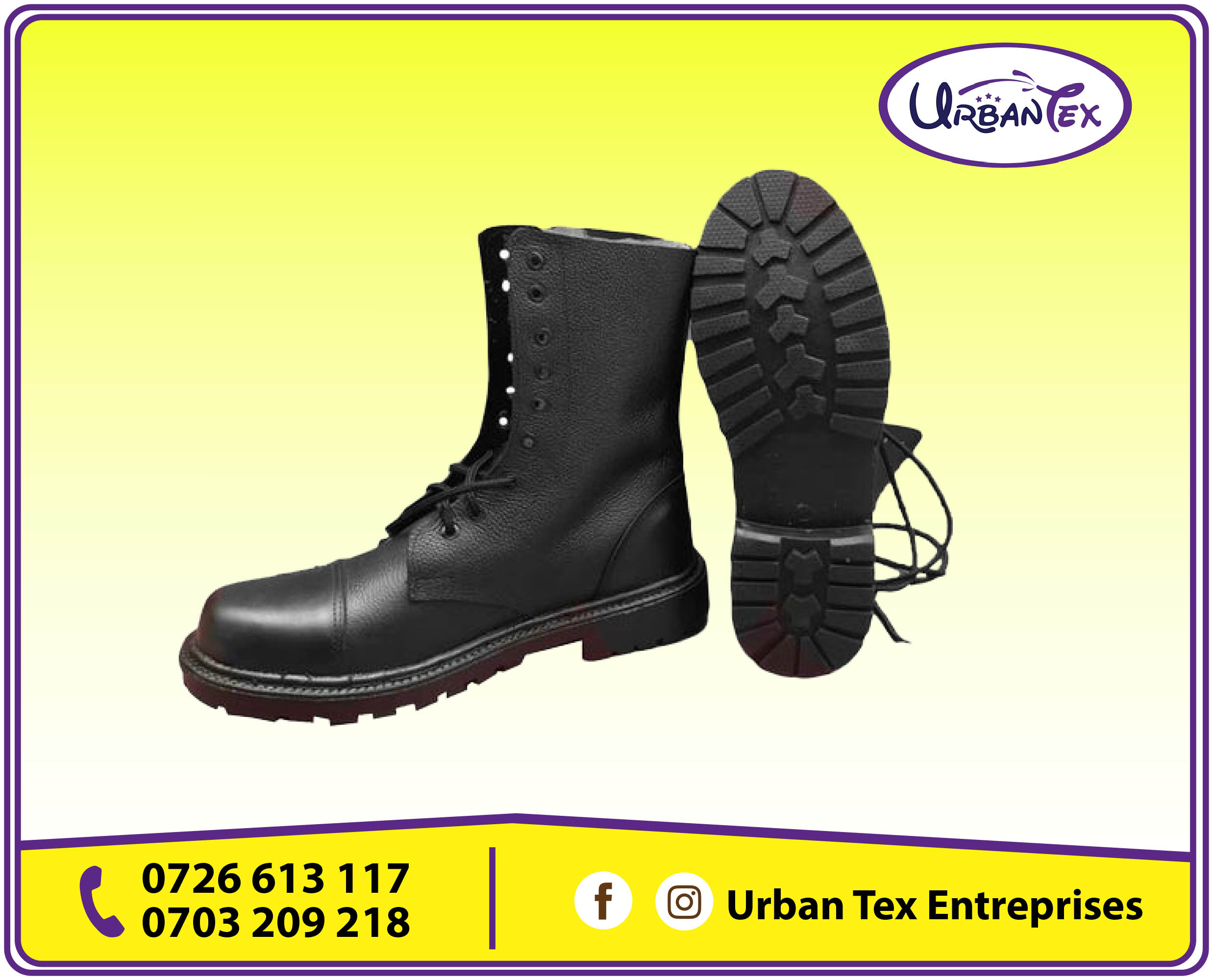 Military Boots Suppliers in Nairobi - Urban Tex Enterprises