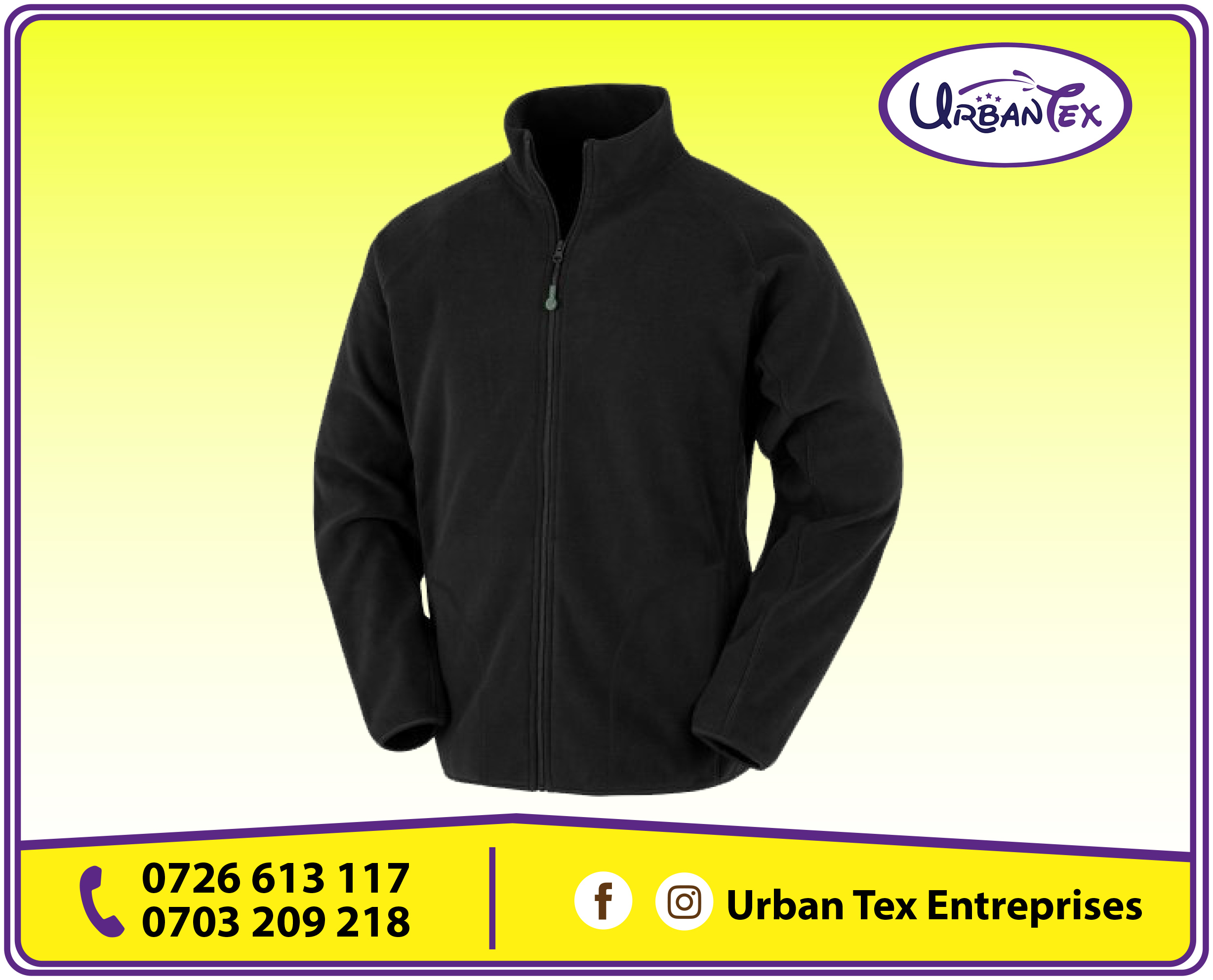 Black Fleece Jacket in Nairobi - Urban Tex Enterprises