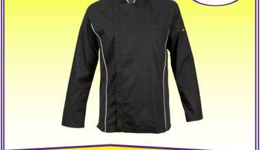 Black Cotton Chef Jacket