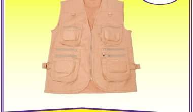 beige half jacket