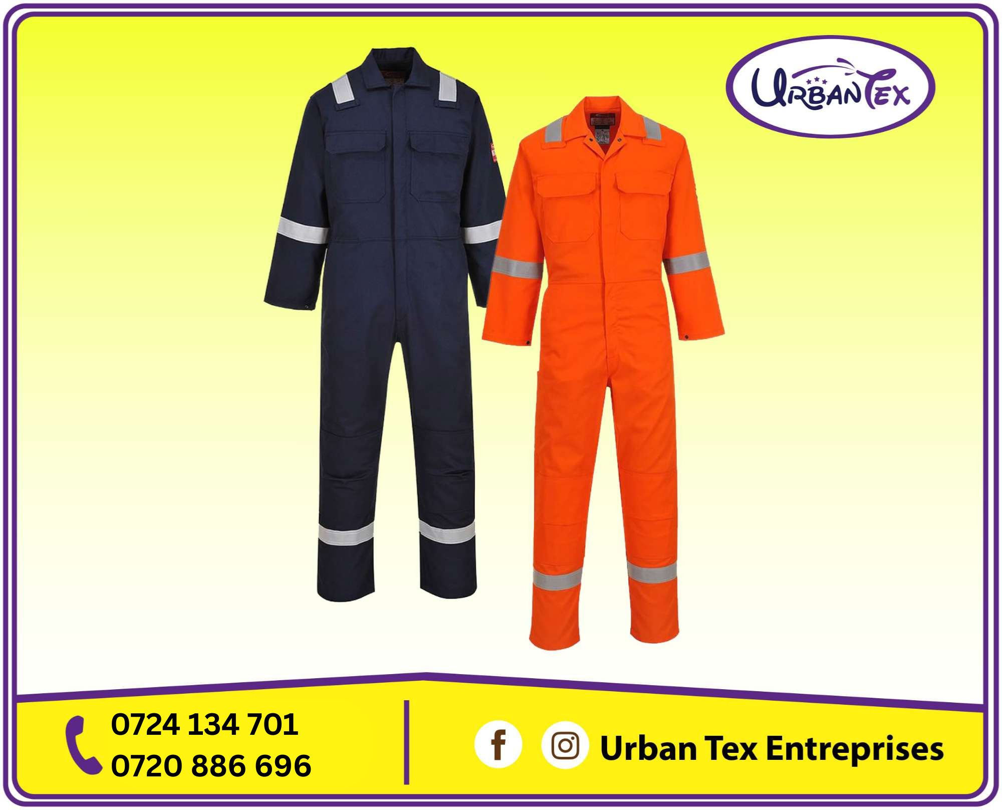 High Visibility Reflective Overall Work Coveralls