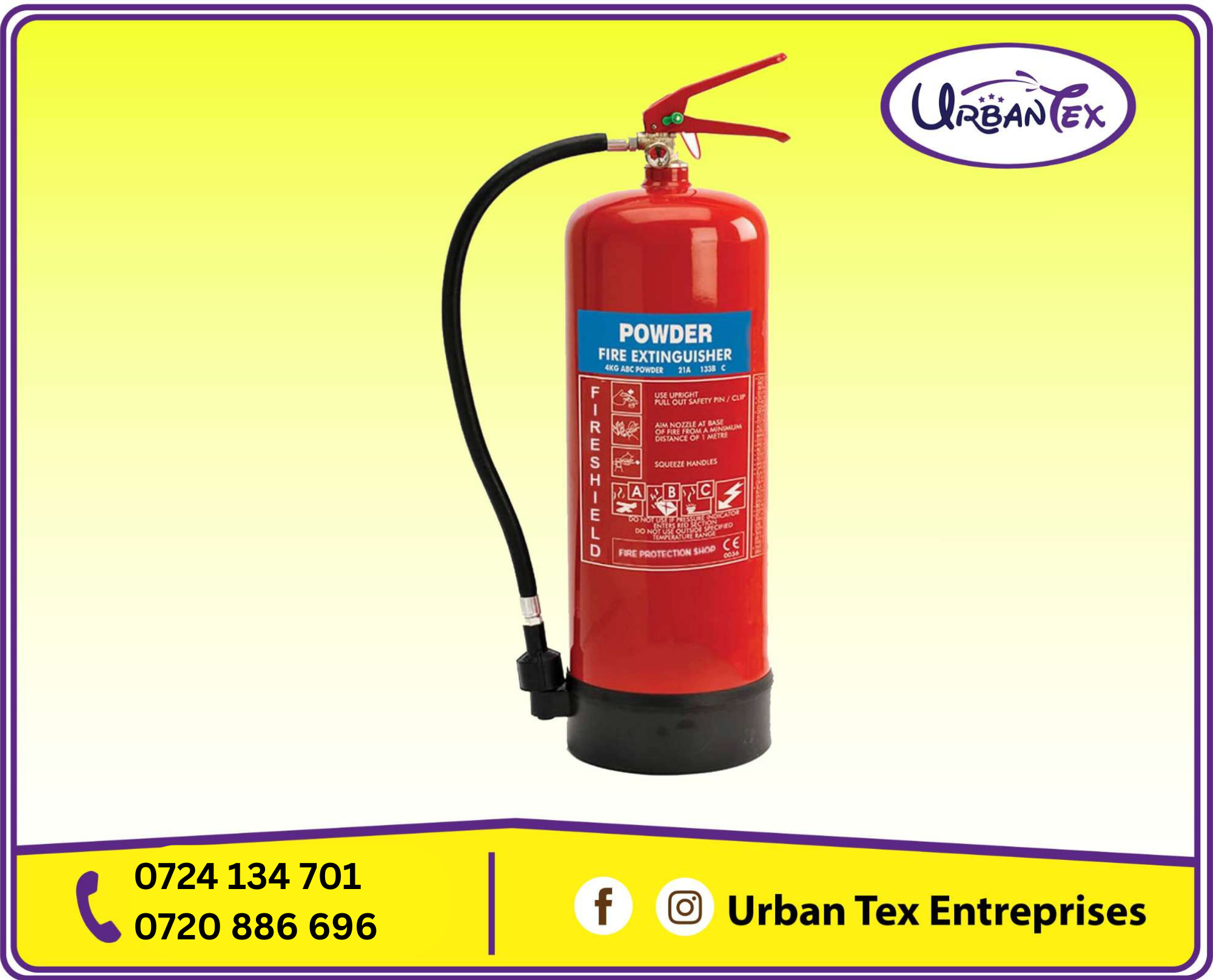 Powder Fire Extinguisher for sale in nairobi kenya