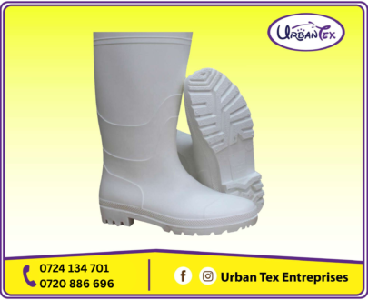 White Heavy Duty Industrial Gumboots for sale in nairobi kenya
