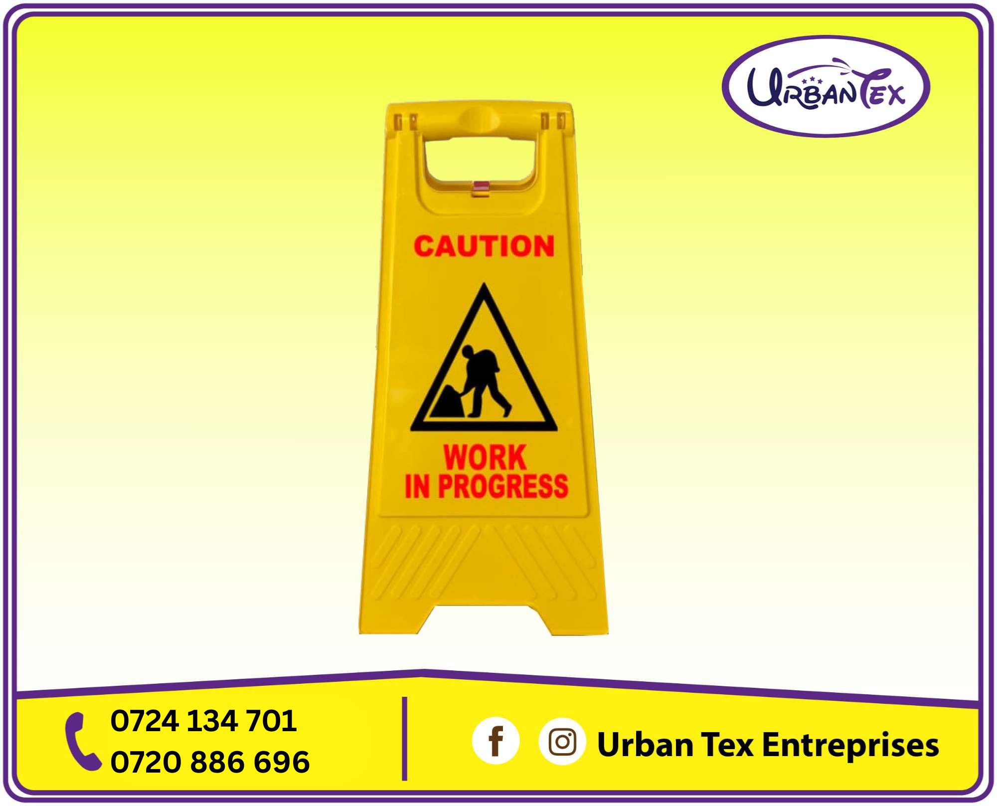 Work in Progress Caution Stand for sale in nairobi kenya
