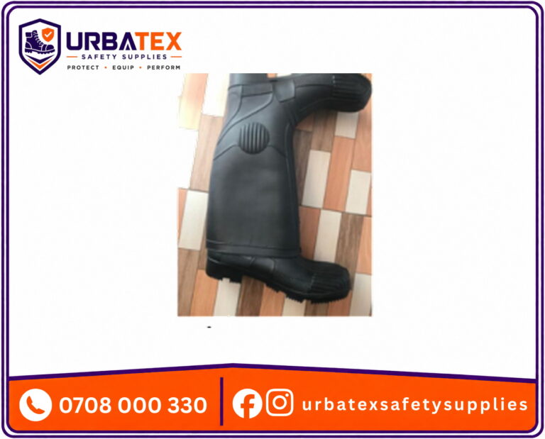 Black Heavy-duty gumboots