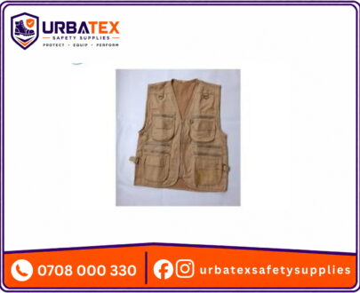 10 Pocket Beige Mission Jacket in Nairobi, Kenya – Durable, Functional & Stylish Workwear