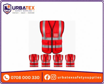 180 GSM Zipper Reflector Vest – High Visibility Safety Vest
