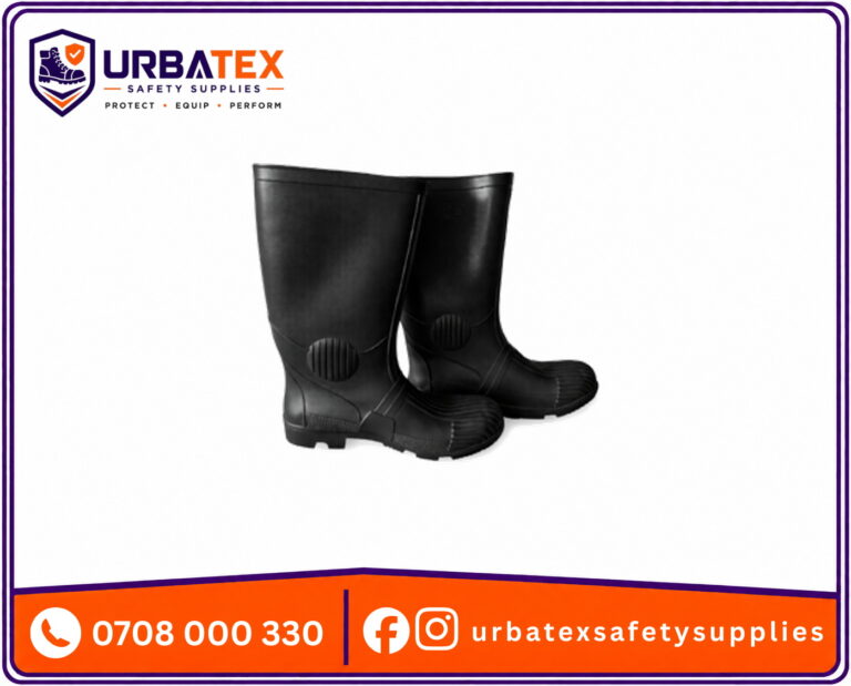 Black Heavy Duty Gumboots Kenya