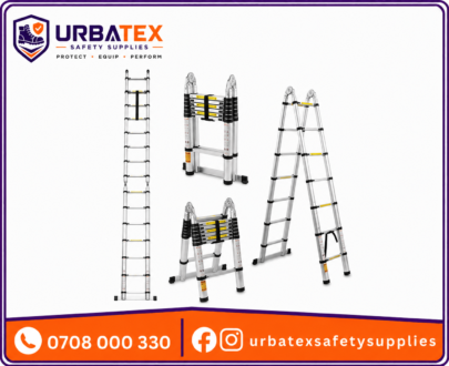 A-Type Telescopic Aluminum Ladder – Lightweight & Durable Ladder for Kenya