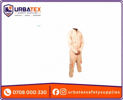Beige Polytwill Cargo Overalls – Multipocket Work Overalls in Nairobi, Kenya