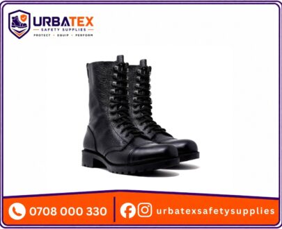 Black Ace Combat Military Boots