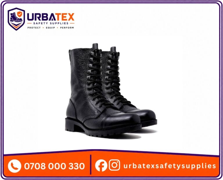 Black Ace Combat Military Boots