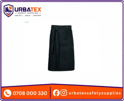 Black Half Chef Apron – Durable and Professional Kitchen Uniform in Nairobi, Kenya