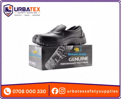 Black Kitchen Work Shoes with Steel Toe – Slip Resistant Safety Footwear Kenya