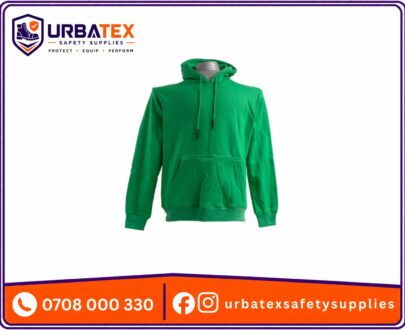 Black Plain Hoodie with Kangaroo Pocket
