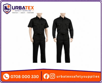 Black Security Uniform in Kenya – Professional Twill Guard Wear