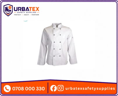 Chef’s Unisex Cotton Jacket – Durable Kitchen Workwear in Nairobi