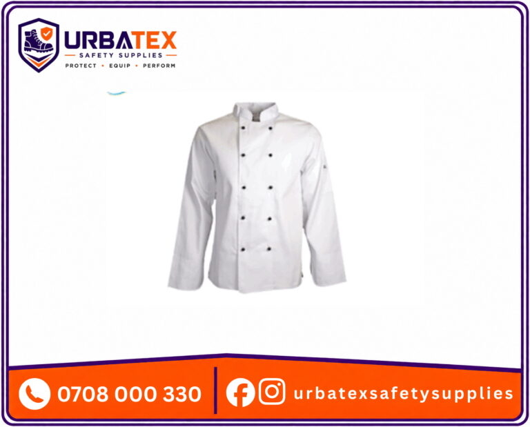 Chef’s Unisex Cotton Jacket – Durable Kitchen Workwear in Nairobi