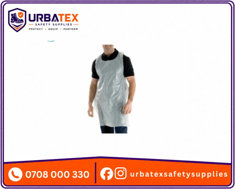 Clear White Disposable Apron-100 in a pack