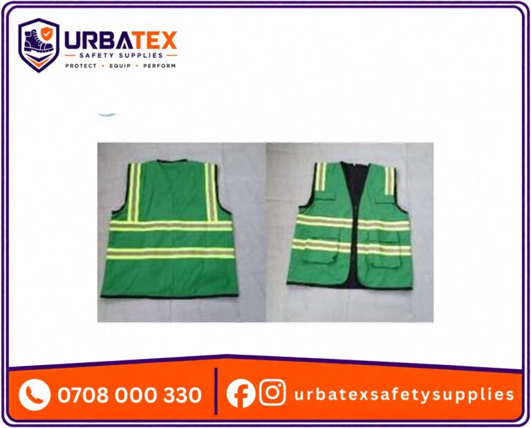 Cotton Twill Reflective Vest with Pockets – Customizable & Durable Safety Gear for Kenya
