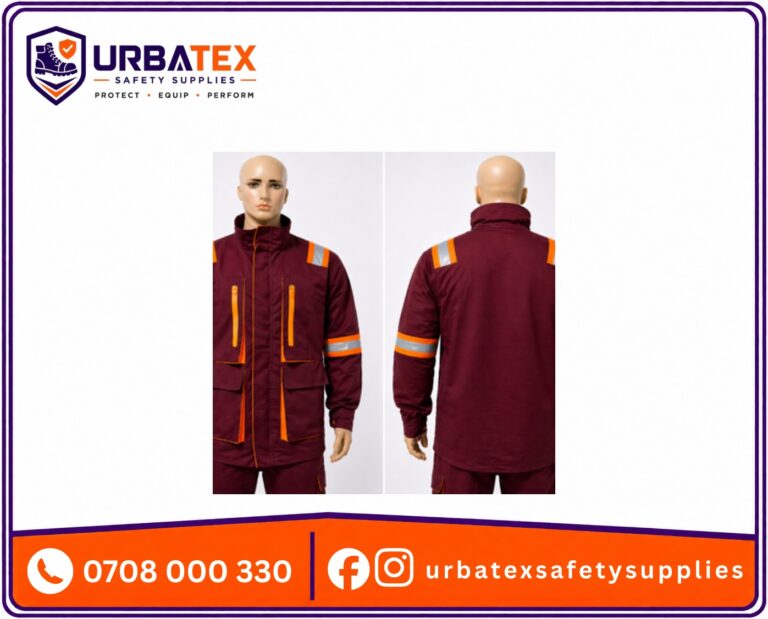 Custom Industrial Work Jacket Kenya in Twill Fabric with Optional Reflector Tape