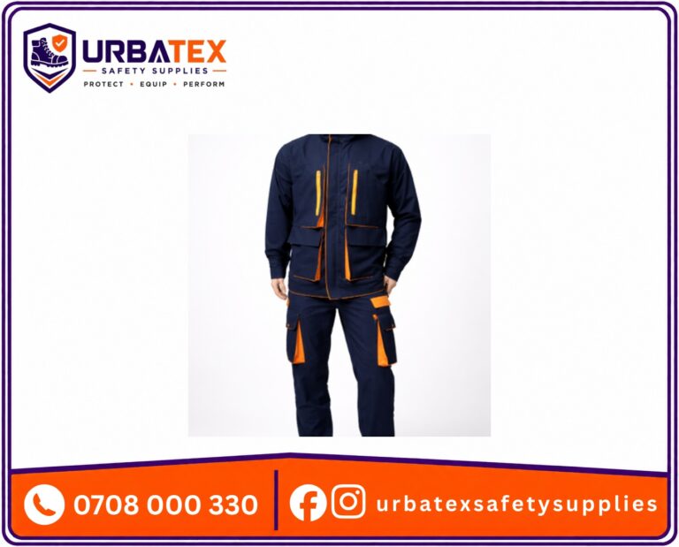 Custom Reflective Work Suit Kenya in Twill Fabric with Optional Reflector Tape Styles