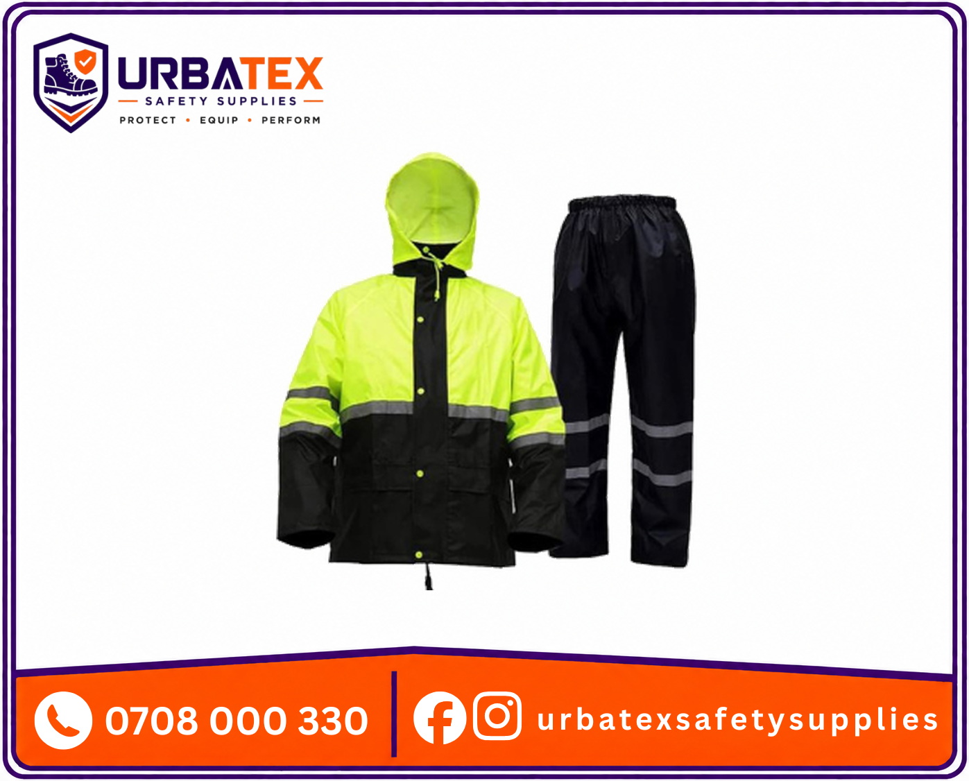 custom security guard raincoat reflective waterproof pvc jacket nairobi kenya