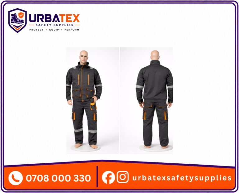Custom Workwear Jacket and Trouser Kenya in Twill Fabric with Optional Reflector Tape
