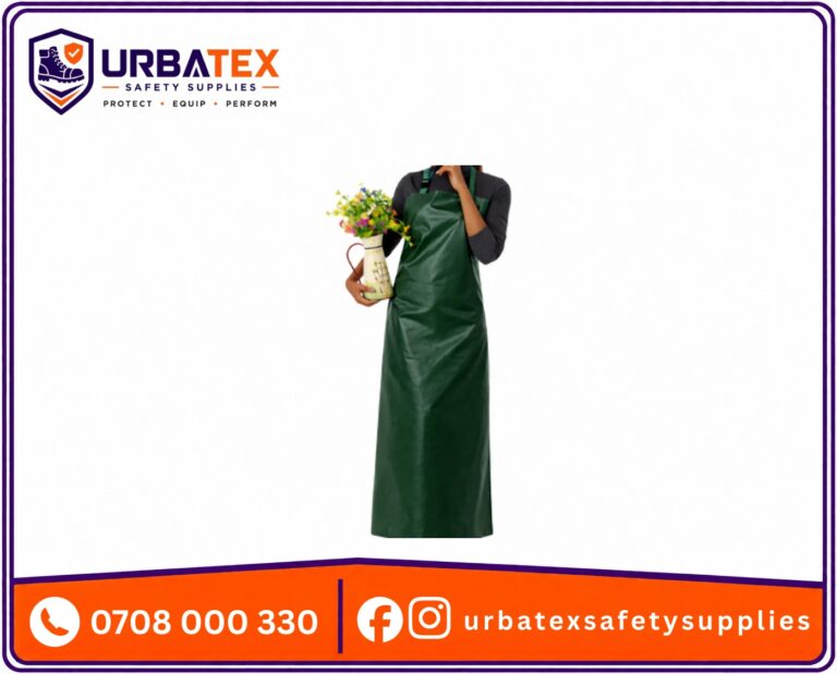 Dark Green PVC Waterproof Apron – Full Length Industrial Splash Protection Apron