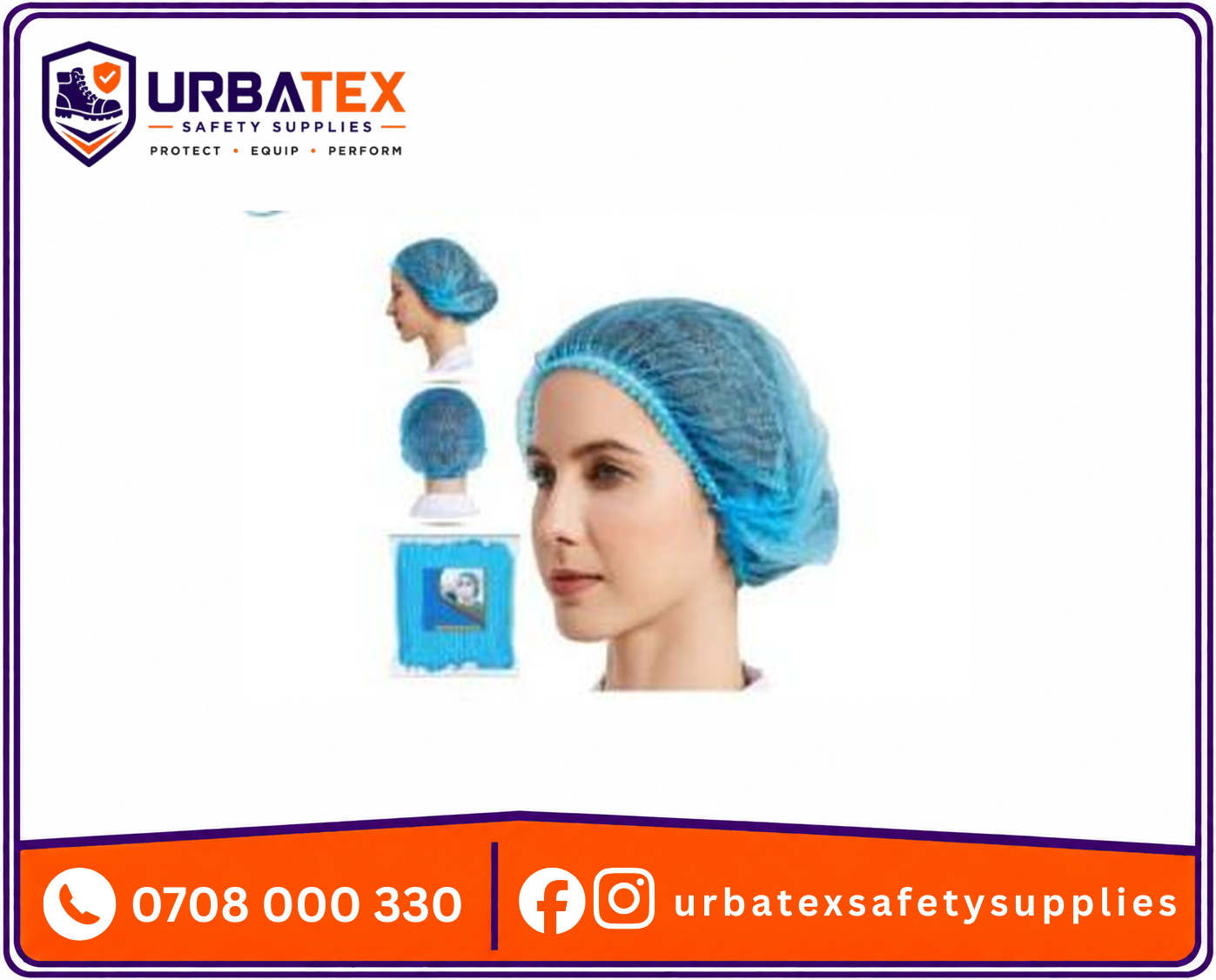 disposable blue hair nets 21 non woven bouffant caps kenya