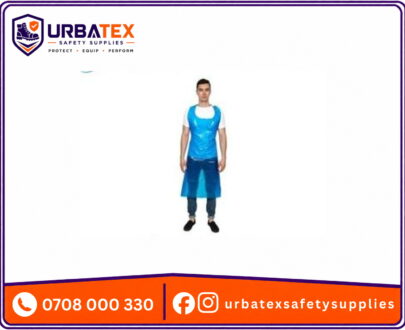 Disposable Polythene Aprons-Blue