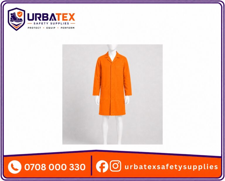 Durable Orange Dust Coat Kenya – High Visibility Industrial Workwear Dustcoat