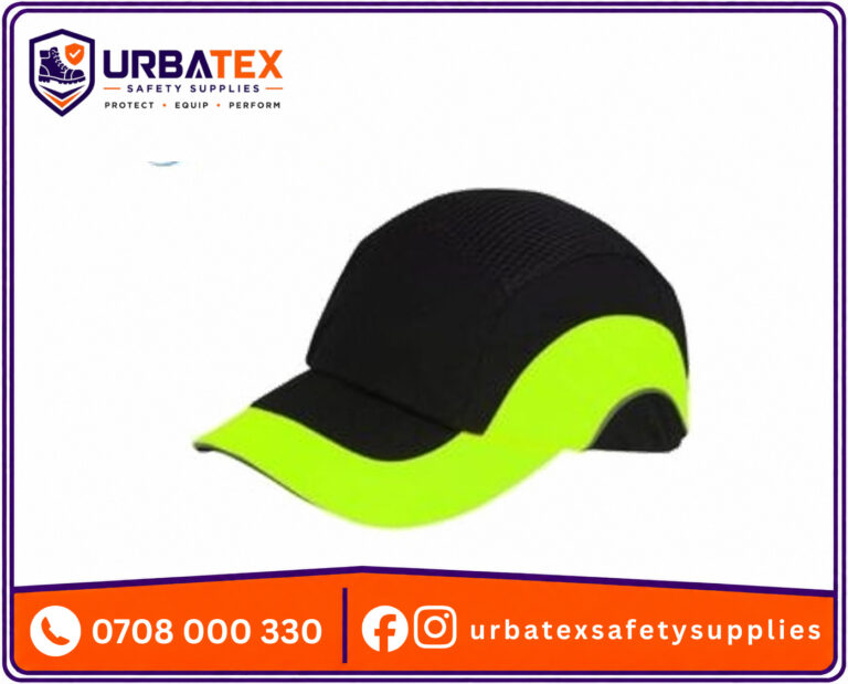 EN 812 Black Safety Bump Cap Kenya – Adjustable Baseball Design