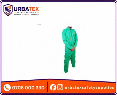 Forest Green Polytwill Cargo Overalls – Heavy-Duty Industrial Work Suit