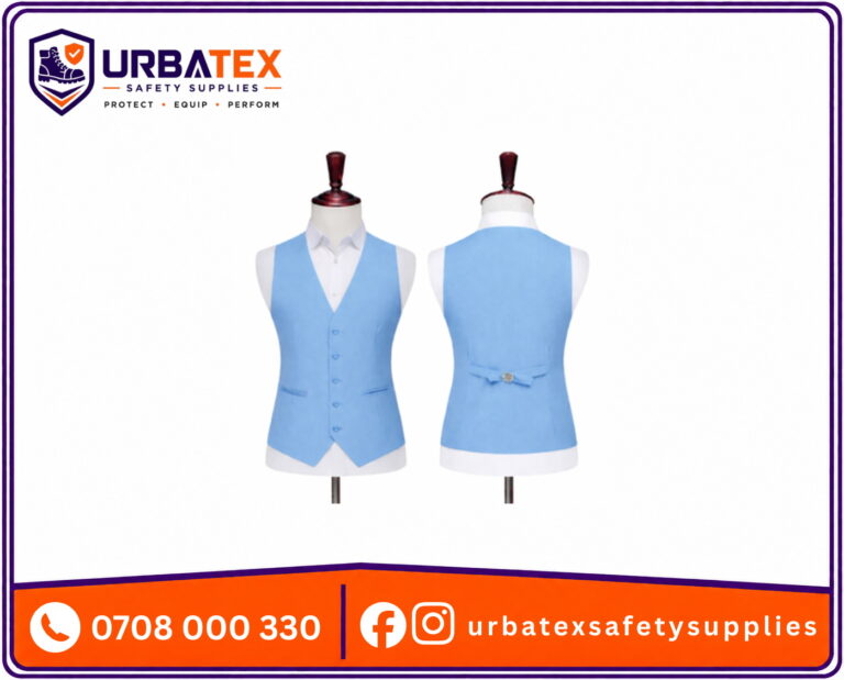 Formal Waiter Waistcoat Kenya for Smart Hotel, Banquet and Executive Service Uniforms