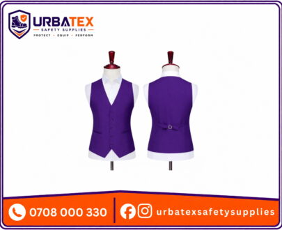 Front of House Waistcoat Kenya for Smart Hotel, Restaurant and Guest-Facing Service Uniforms