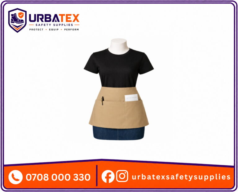 Half Waist Apron with Pockets Kenya for Restaurant, Café and Hospitality Service Teams