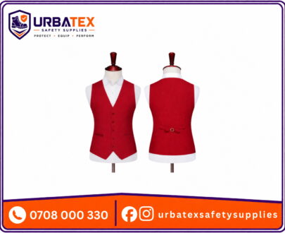 Hotel Service Waistcoat Kenya for Smart Dining, Banquet and Front-of-House Service Uniforms