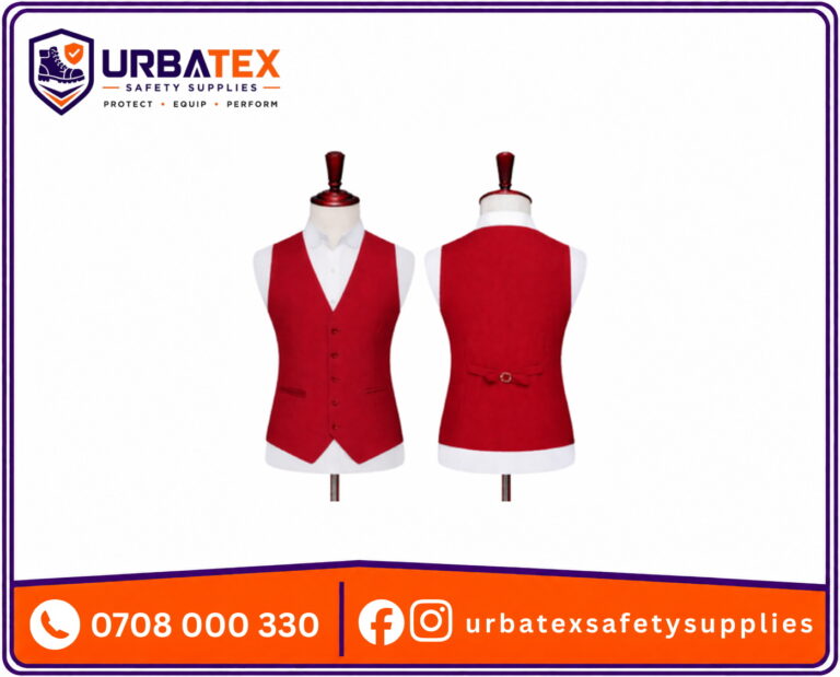 Hotel Service Waistcoat Kenya for Smart Dining, Banquet and Front-of-House Service Uniforms