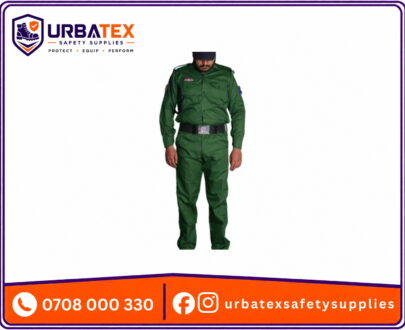 Jungle Green Cotton Twill Security Guard Uniform Set (Shirt + Trouser)