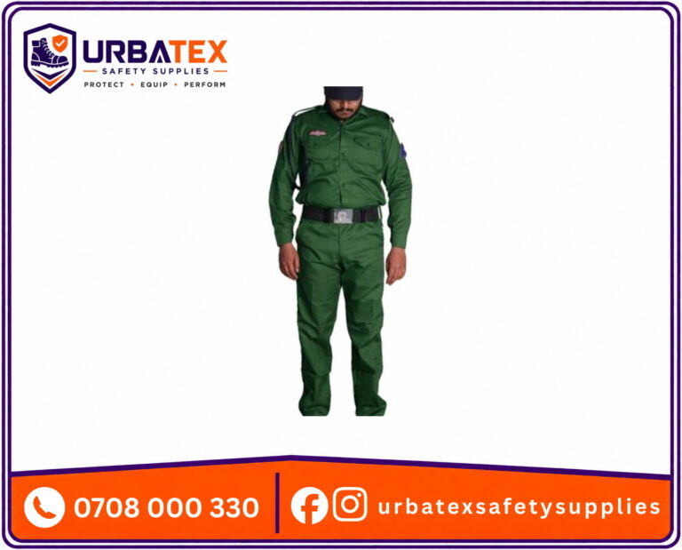 Jungle Green Cotton Twill Security Guard Uniform Set (Shirt + Trouser)