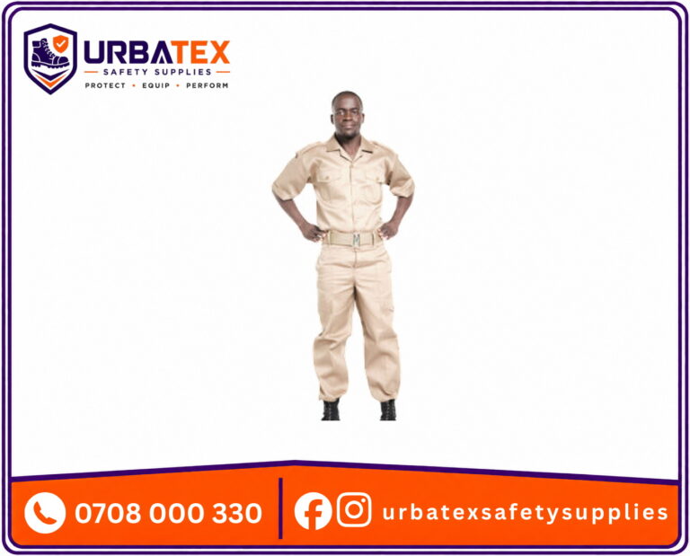Khaki Security Combat Uniform Set (Tactical Shirt + Cargo Trouser)