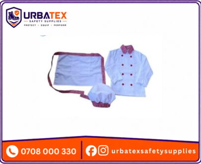 Kids Chef Costume 3-Piece Set – Jacket, Apron & Hat (Kenya)