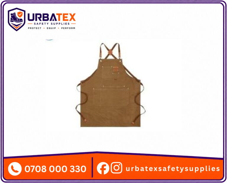 kitchen work apron with pockets Nairobi Kenya – Adjustable Cross-Back Canvas Apron