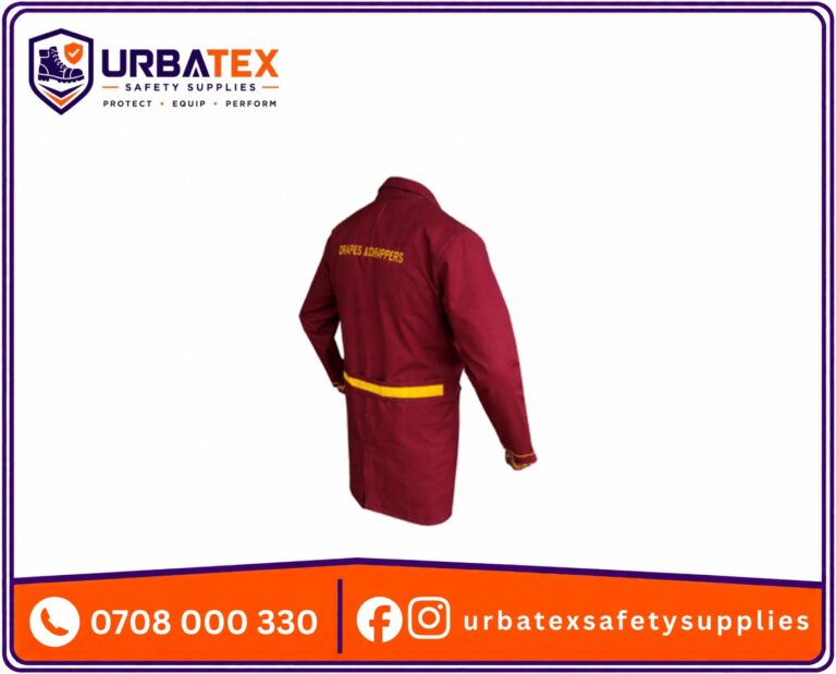 Maroon Dustcoat in Kenya – Smart Soft Work Dustcoat for Professional Uniforms