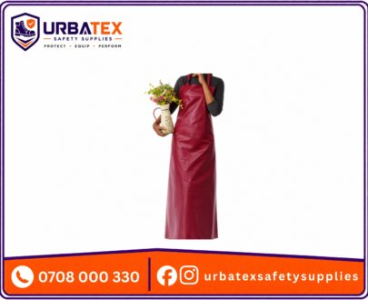 Maroon PVC Waterproof Apron – Full Length Industrial Splash Protection Apron