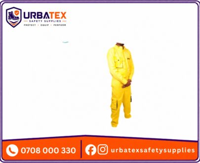 Mustard Yellow Polytwill Cargo Overall – High-Visibility Workwear for Nairobi & Beyond