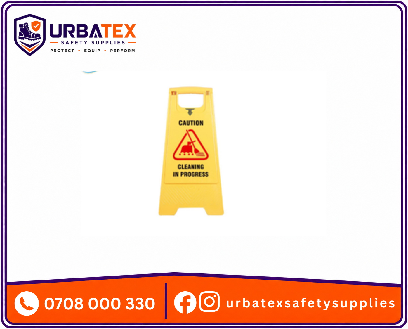 nairobi cleaning in progress a frame safety sign kenya