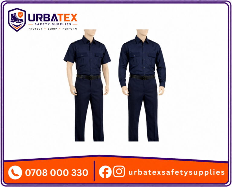Navy Blue Security Uniform in Kenya – Professional Twill Guard Wear